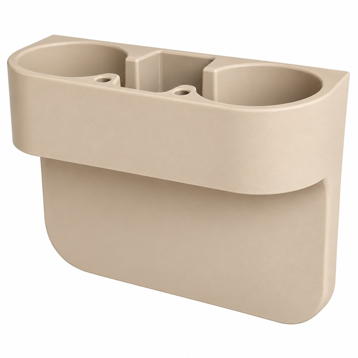 Porte gobelet voiture double de siège en plastique beige