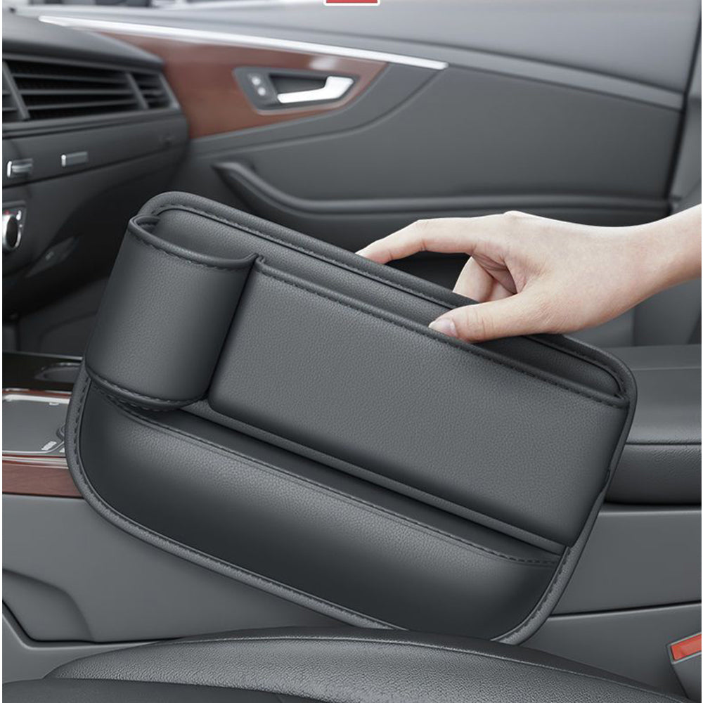 Organisateur de voiture élégant ce glisse entre le siège et la console de la voiture