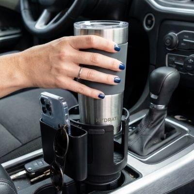 Porte gobelet voiture support ajustable pour console centrale