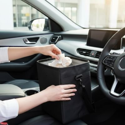 Poubelle de voiture légère et souple