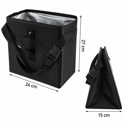 Poubelle de voiture dimention format moyen Longeur 24 cm Largeur 15 cm Hauteur 27 cm
