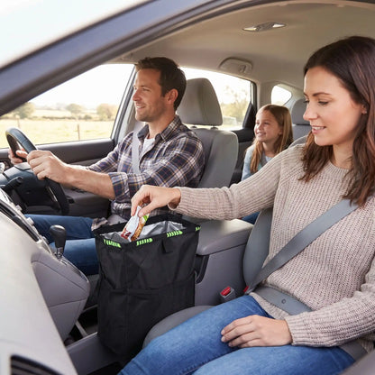 Poubelle de voiture ulta pratique utilisé en avant comme à l'arrière grande ouverture pour déchêt