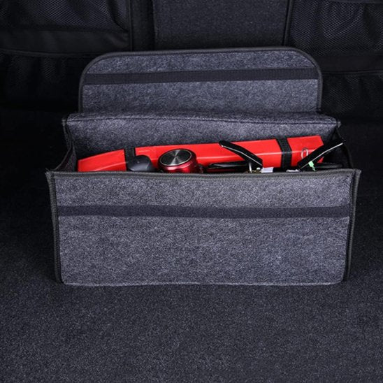 Rangement coffre voiture feutre pratique