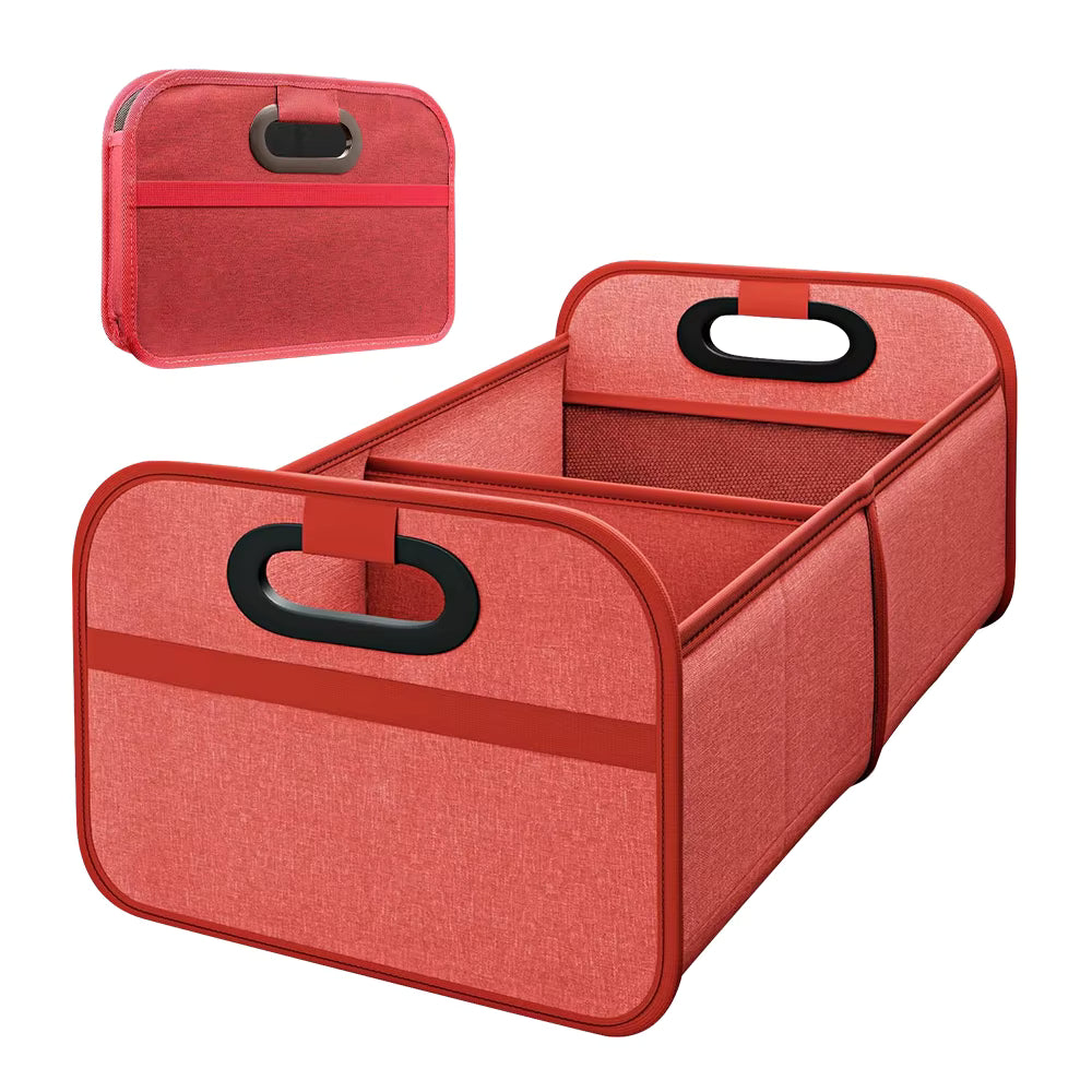 Rangement coffre voiture Organix de couleur rouge