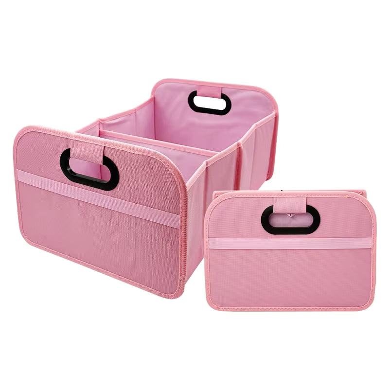 Rangement coffre voiture Organix de couleur rose