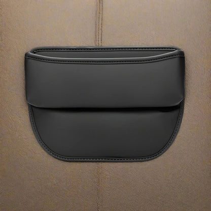 Organisateur de voiture noir, à placer entre le siège et la console centrale.