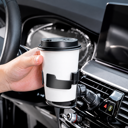 Porte gobelet voiture ajustable  au dimension varié des tasses et mug