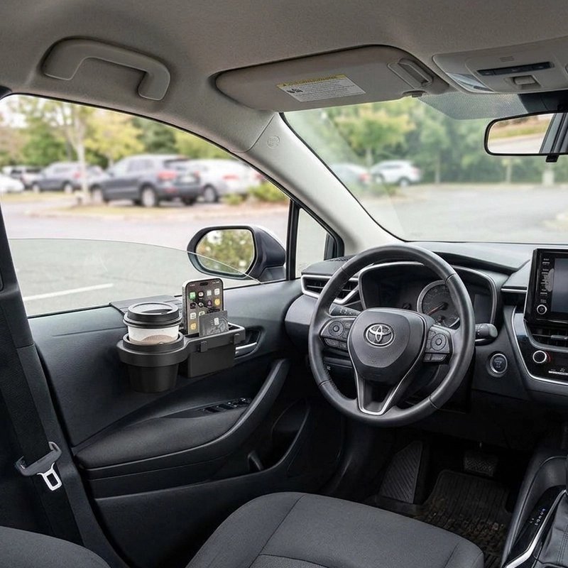 Porte gobelet voiture génial pour tasse de café avec rangement téléphone