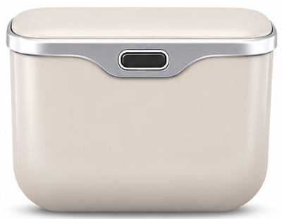 Poubelle de voiture ridige beige