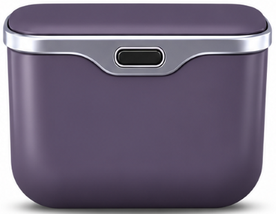 Poubelle de voiture rigide violet