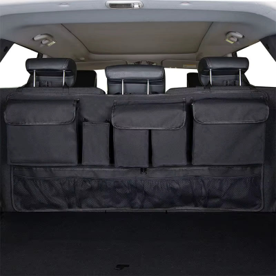 Rangement coffre voiture universel arrière siège noir
