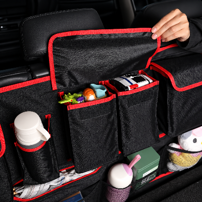 Rangement coffre voiture universel sciège arrière pochette démontrer