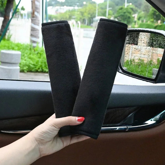 SeatBeltCover™ - Noir - Auto Essentiel