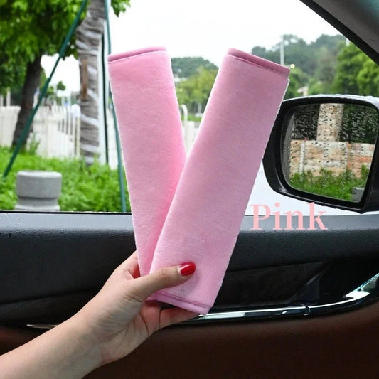 SeatBeltCover™ - Rose - Auto Essentiel